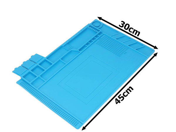 Silicone service mat soldering organizer large pad 30x45 magnet