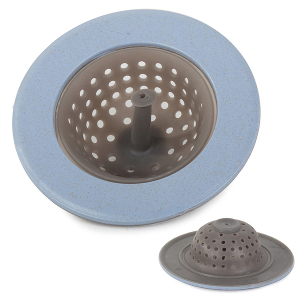 Silicone strainer for kitchen sink drain