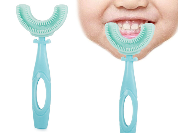 Silicone toothbrush for children u 360