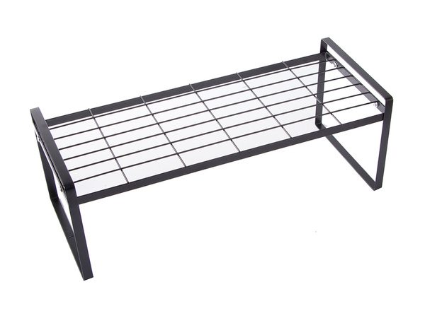 Single tier metal shelf kitchen organiser loft rack for kitchen worktop