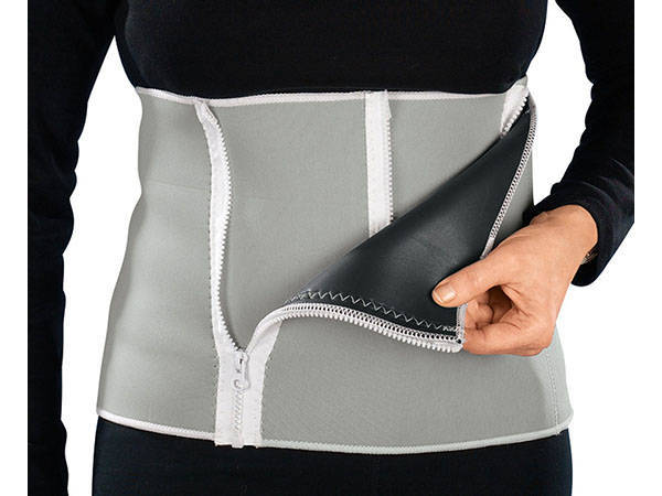 Slimming belt neoprene corset zipper