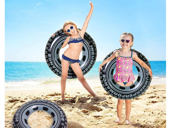 Small 50cm inflatable wheel for baby to swim in pool water