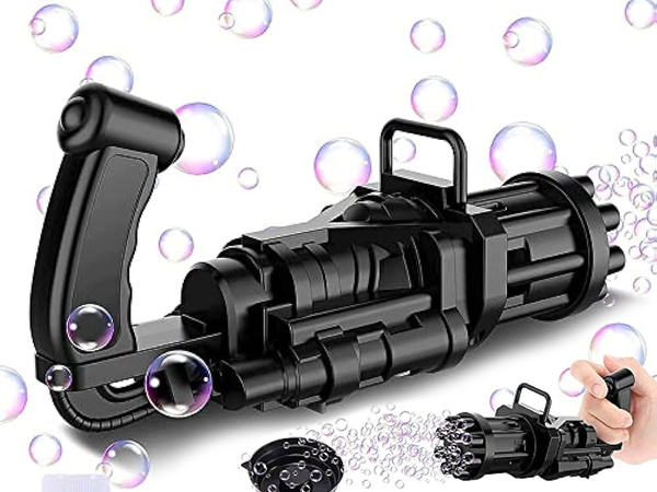 Soap bubble gun automatic liquid