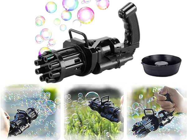 Soap bubble gun automatic liquid