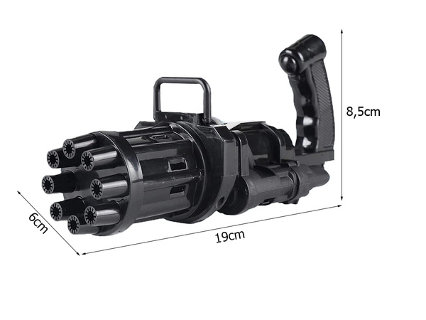 Soap bubble gun automatic liquid