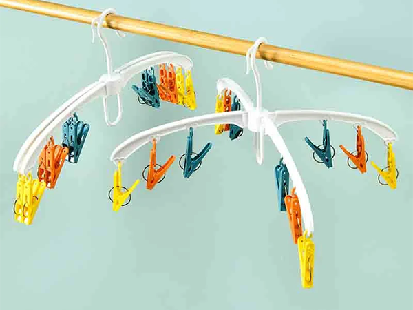 Sock dryer underwear hanging rack 12x clips set