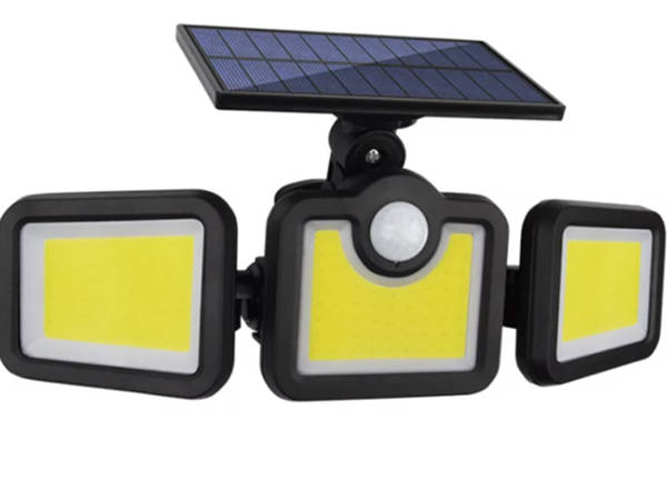 Solar lamp 100 cob with twilight movement sensor