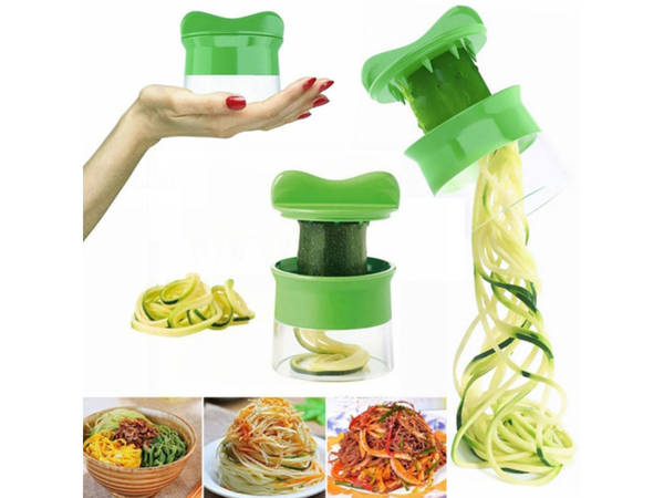 Spiral sharpener vegetable shredder chopper