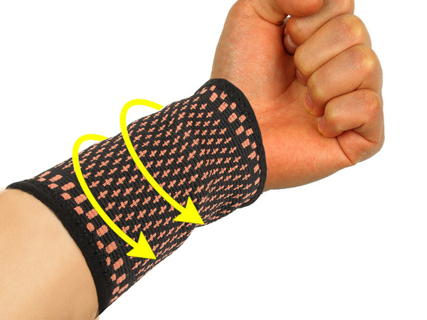 Stabiliser support wrist orthosis elastic band joint hand