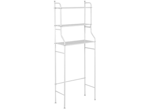 Standing shelf over washing machine laundry rack bathroom cabinet 3 shelves