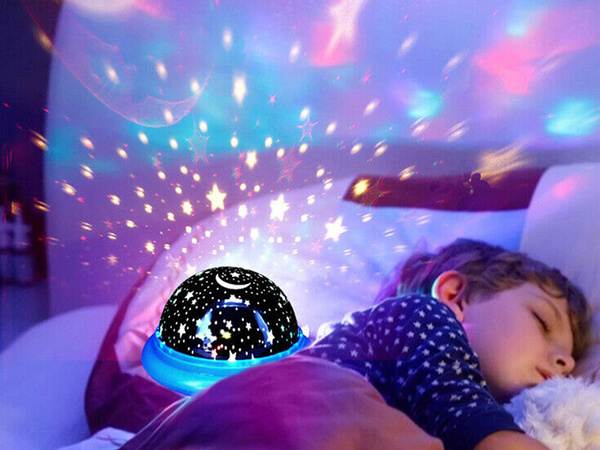 Star projector night light sky round led