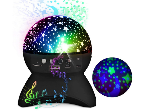 Star projector night light star led speaker bluetooth usb projector