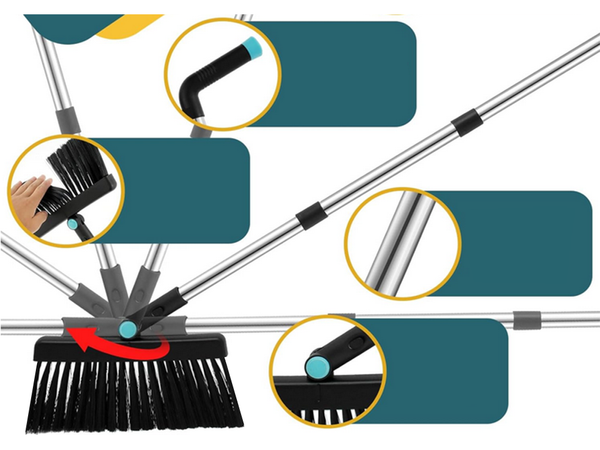 Sweeping set sweeping brush dustpan stick cleaning brush lazy man