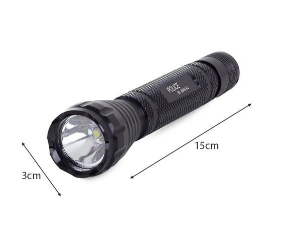 Tactical led torch lanyard battery operated 10w