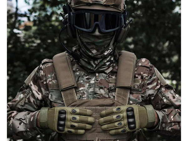 Tactical military survival gloves xl combat gloves with knuckle protection