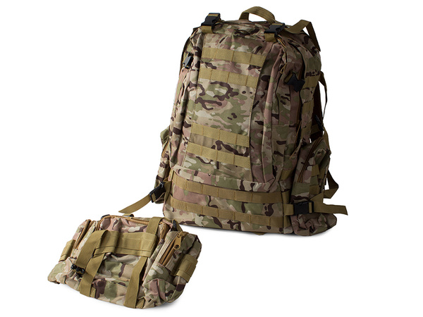 Tactical survival military backpack 48.5l