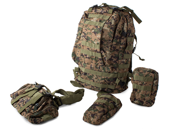 Tactical survival military backpack 48.5l