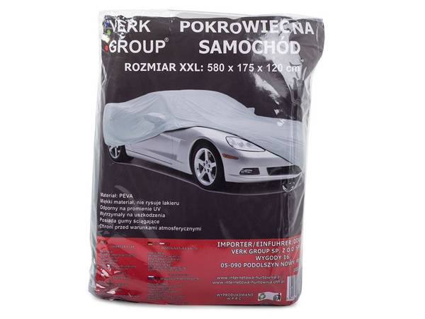 Tarpaulin cover for car size xxl