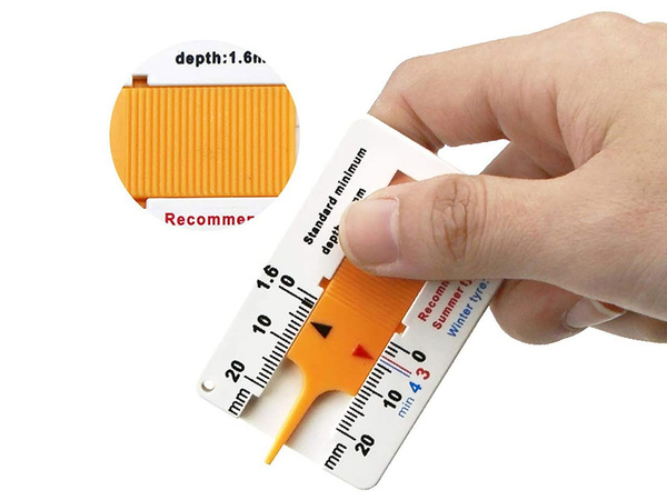 Tester tyre wear indicator tread depth gauge