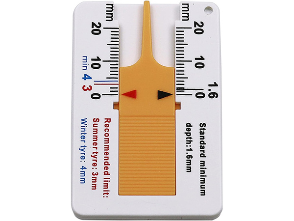 Tester tyre wear indicator tread depth gauge