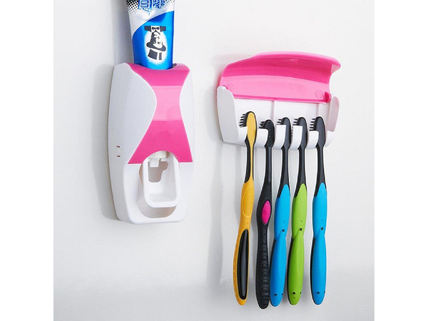 Toothpaste dispenser non-contact handle