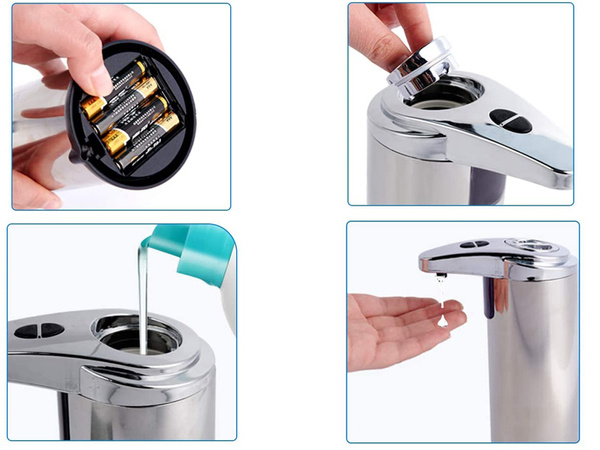 Touchless automatic liquid soap dispenser