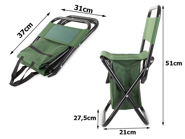 Tourist fishing chair folding bag