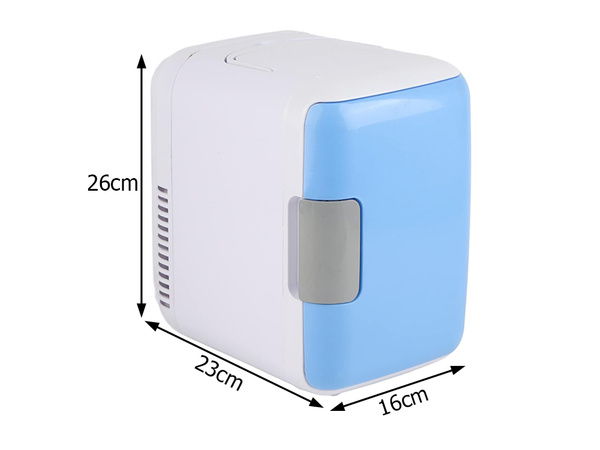 Travel fridge portable 12v 4l mini slim for car home picnic