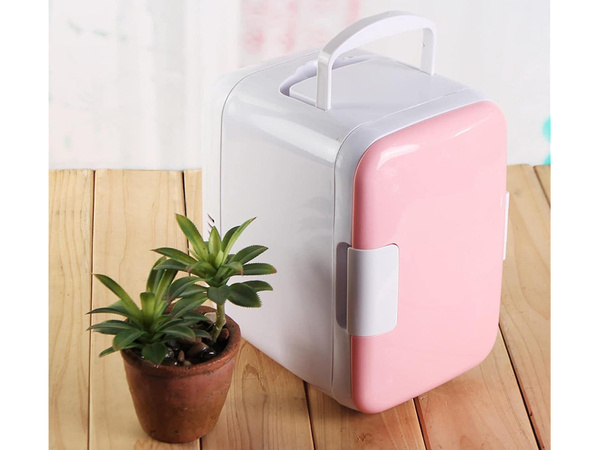 Travel fridge portable 12v 4l mini slim for car home picnic