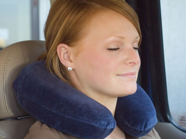 Travel neck cushion cornet for car travel memory headrest