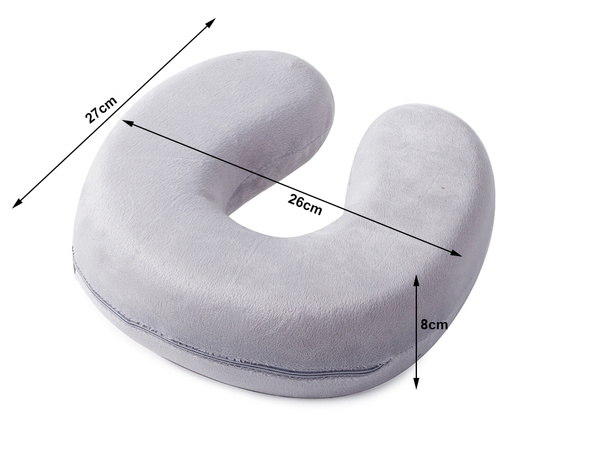 Travel neck cushion cornet for car travel memory headrest
