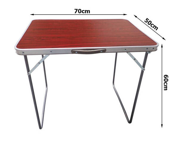 Travel table folding garden table carrying handle carrying case