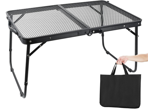 Travel table folding garden table carrying handle carrying case