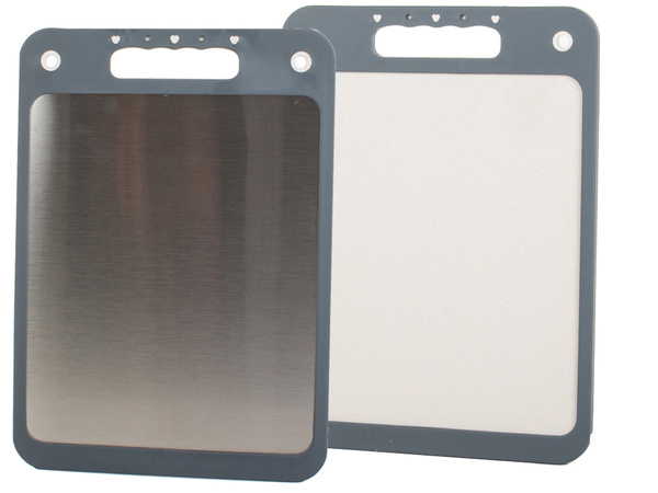 Two-sided cutting board antibacterial steel