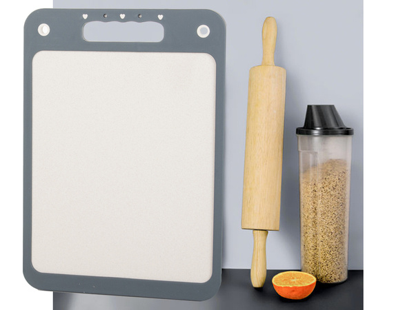 Two-sided cutting board antibacterial steel