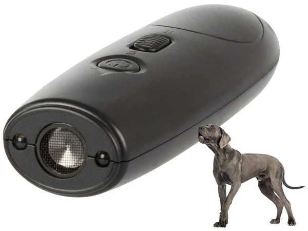 Ultrasonic dog repellent for training torch