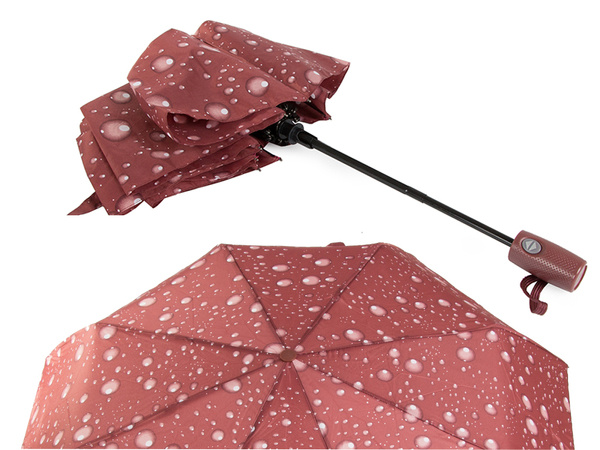 Umbrella folding umbrella automatic women's fibre