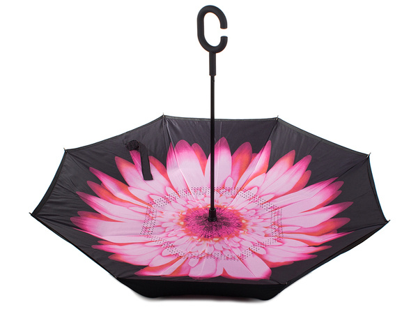 Umbrella inverted folding umbrella inverted strong wires solid standing