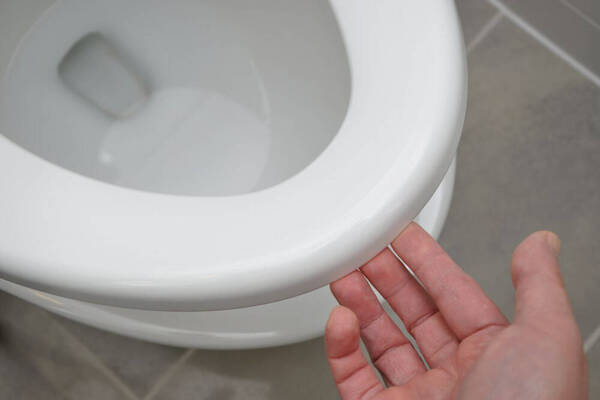 Universal free-floating toilet seat