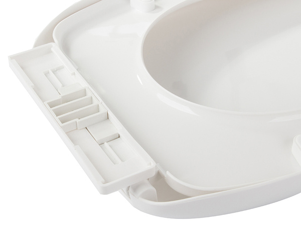 Universal free-floating toilet seat