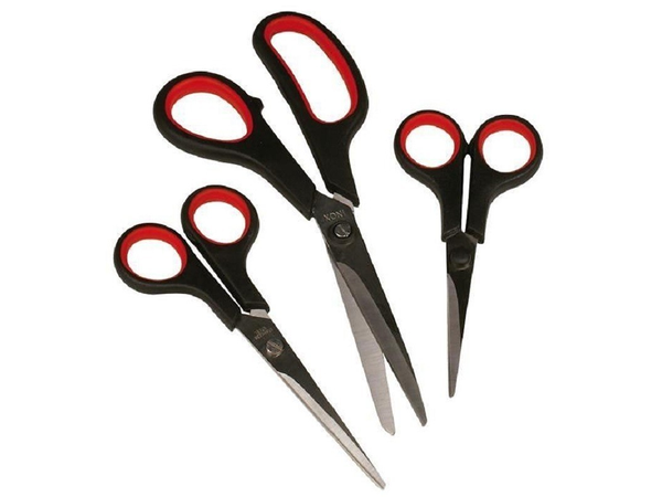 Universal office scissors 3 piece set sharp