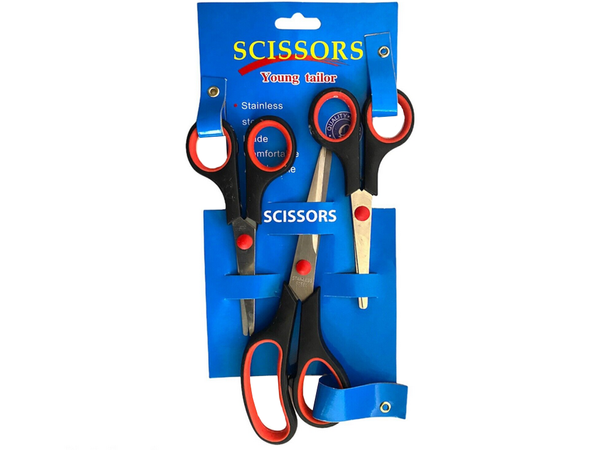 Universal office scissors 3 piece set sharp