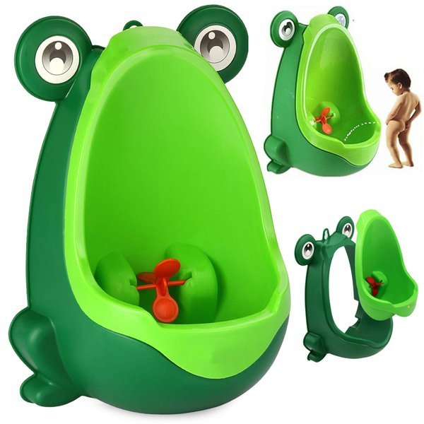 Urinal for boy child wall mounted potty frog