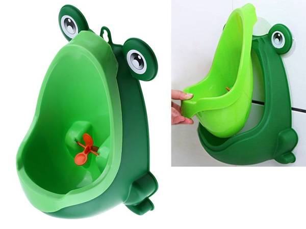 Urinal for boy child wall mounted potty frog