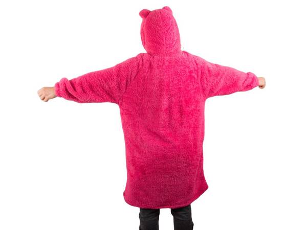 Warm oversize blanket sweatshirt xl thick 2in1 fur hooded blanket sweatshirt thick