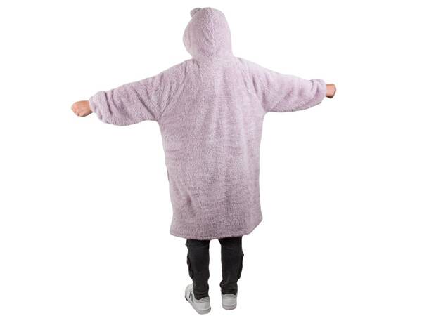 Warm oversize blanket sweatshirt xl thick 2in1 fur hooded blanket sweatshirt thick