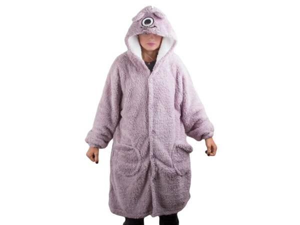 Warm oversize blanket sweatshirt xl thick 2in1 fur hooded blanket sweatshirt thick