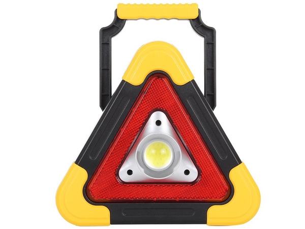 Warning triangle led torch power bank