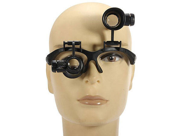 Watch glasses magnifier profe. 25x led band