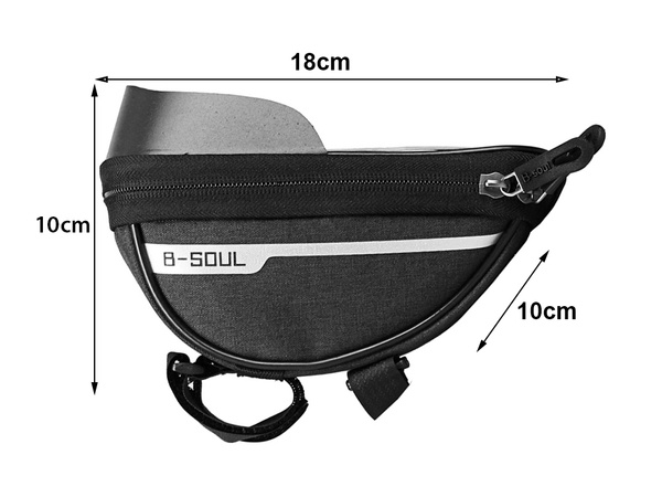 Waterproof bicycle pannier for phone bag holder